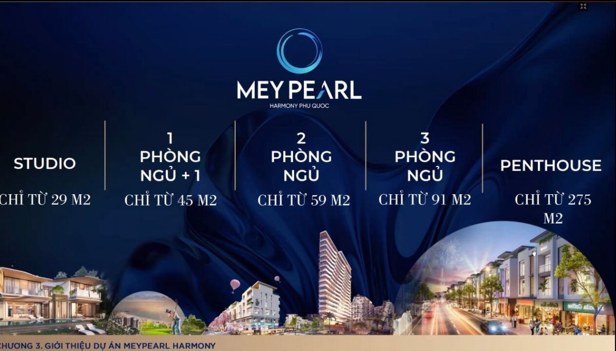 Căn hộ Meypearl Harmony Phú Quốc - bảng giá năm 2023