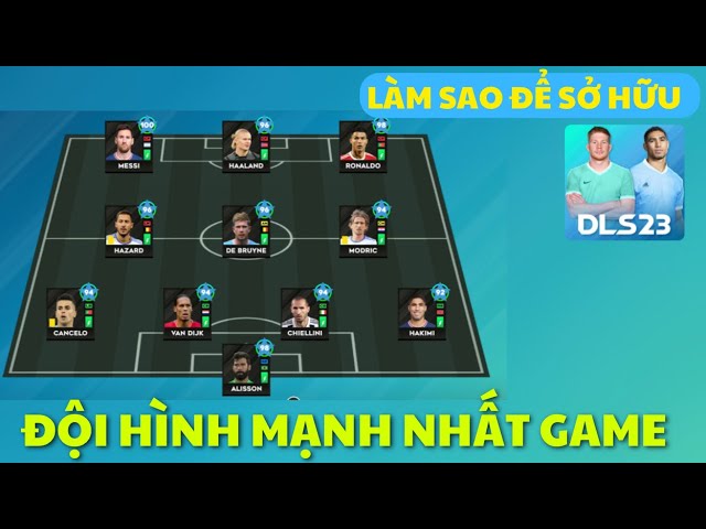 Đội hình Mạnh Nhất game sẽ như thế nào trong Dream league soccer 2023 - YouTube